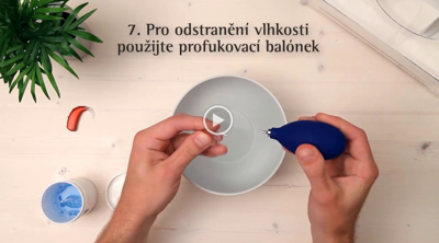 Jak správně vyčistit závěsné sluchadlo s individuální tvarovkou