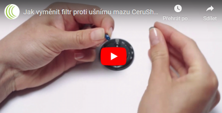 Jak vyměnit filtr proti ušnímu mazu CeruShield
