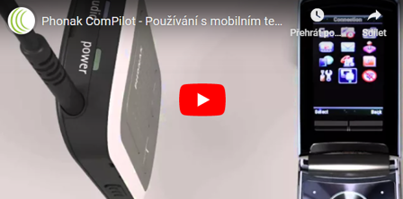 Phonak ComPilot - Používání s mobilním telefonem