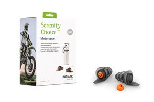 Phonak Serenity Choice™ Motorsport - zátkový chránič sluchu s akustickým filtrem pro motosport