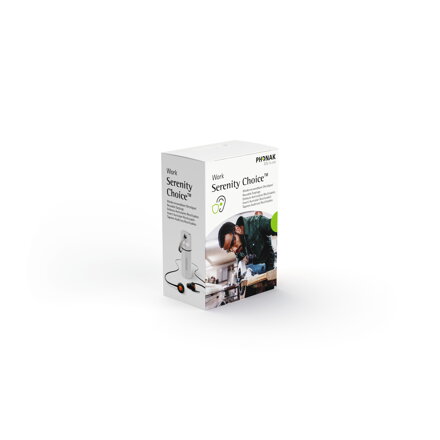 Phonak Serenity Choice™ Work - zátkový chránič sluchu s akustickým filtrem proti hluku